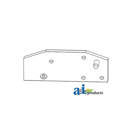 A & I Products Plate, Support (RH) 10.7" x5" x0.5" A-AT20167